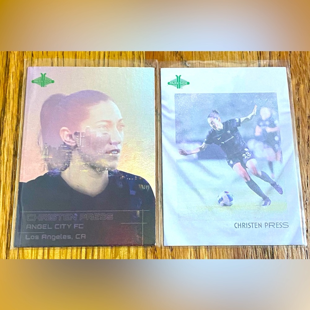 2022 Parkside NWSL Christen Press Los Angeles Cityscapes & Vintage Angel City FC